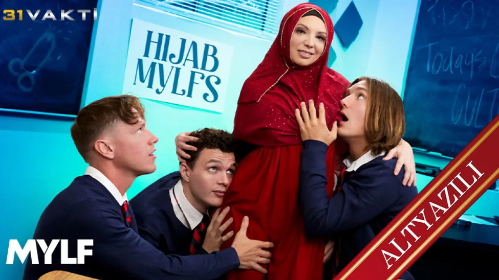 Türbanlı Öğretmenimizi Grupla Siktik